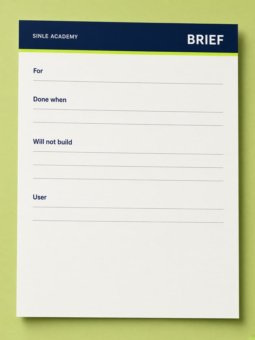 Printed plan template