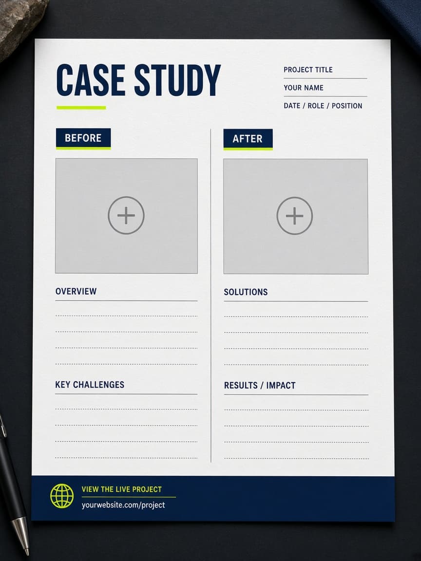 Printed story template