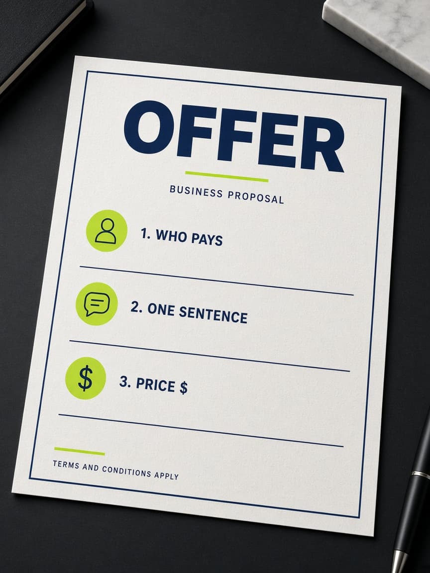 Printed offer template